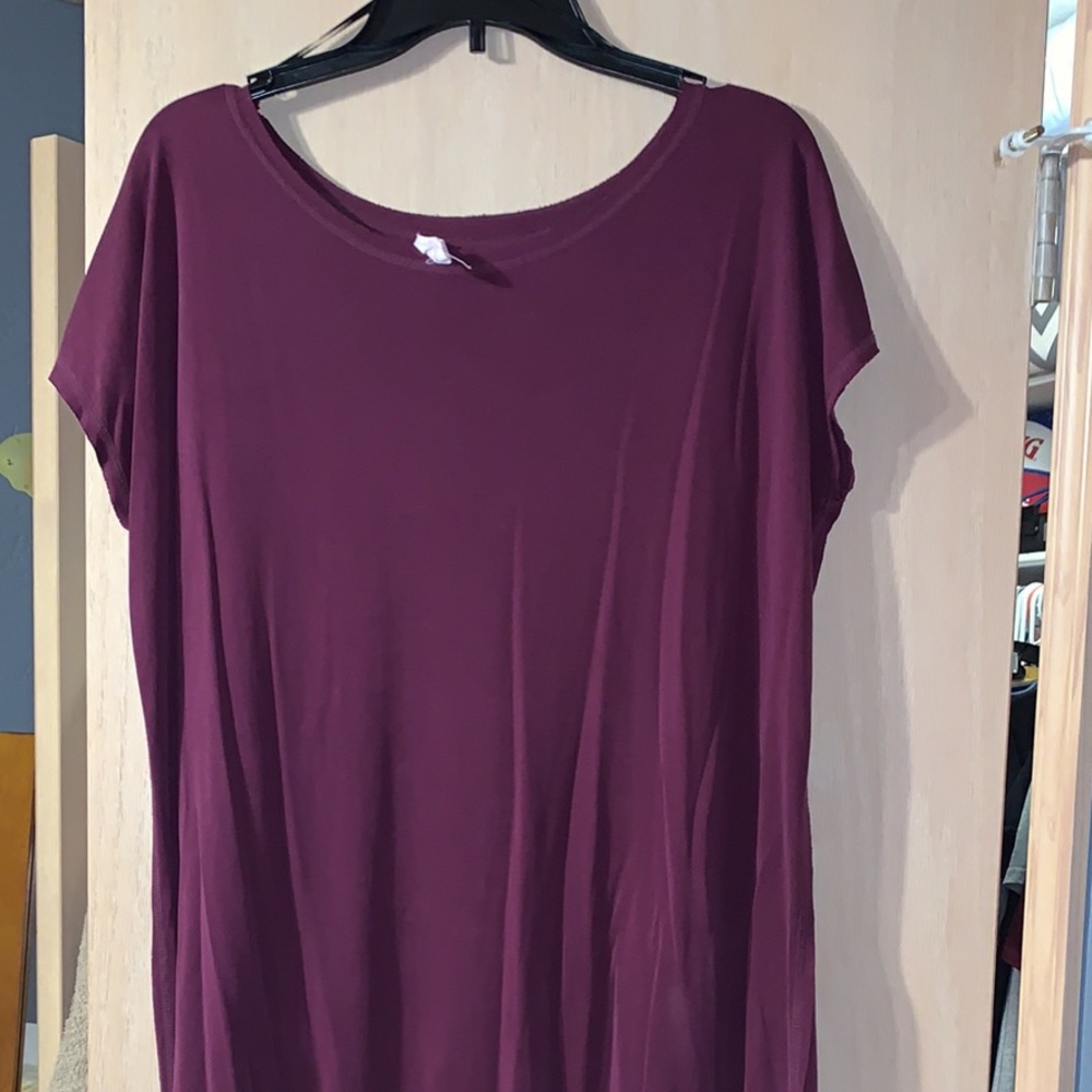 Plum color dress